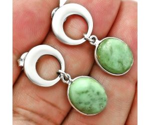 Utah Variscite Earrings EXE02659 E-1259, 10x12 mm