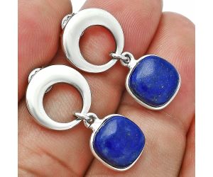 Lapis Lazuli Earrings EXE02660 E-1259, 9x9 mm