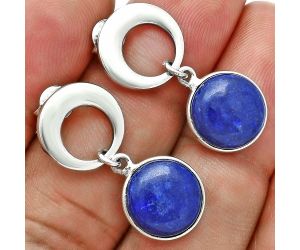 Lapis Lazuli Earrings EXE02661 E-1259, 11x11 mm