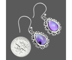 Amethyst Cab Earrings EXE02808 E-1027, 8x12 mm