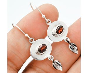 Hessonite Garnet Earrings EXE02812 E-1230, 6x4 mm