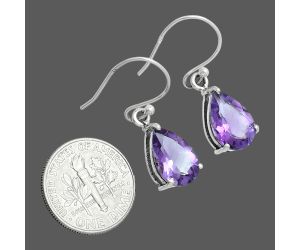 Amethyst Earrings EXE02833 E-1021, 8x12 mm