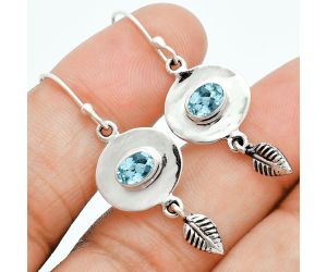 Sky Blue Topaz Earrings EXE02842 E-1230, 6x4 mm