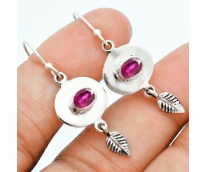 Ruby Glassfield Earrings EXE02843 E-1230, 6x4 mm