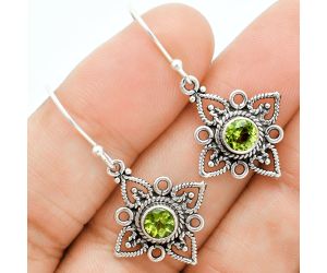 Peridot Earrings EXE02876 E-1250, 5x5 mm