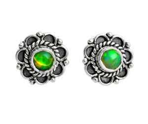 Ethiopian Opal Stud Earrings EXE02885 E-1121, 5x5 mm