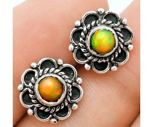 Ethiopian Opal Earrings EXE02886 E-1121, 5x5 mm