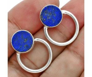 Lapis Lazuli Earrings EXE02891 T-1013, 10x10 mm