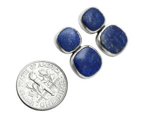 Lapis Lazuli Earrings EXE02895 E-1252, 10x10 mm