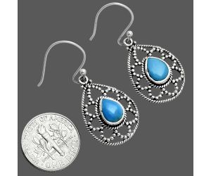 Sleeping Beauty Turquoise Earrings EXE02932 E-1251, 6x8 mm