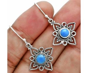 Sleeping Beauty Turquoise Earrings EXE02934 E-1250, 5x5 mm