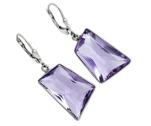 Amethyst Earrings EXE02939 E-1254, 14x21 mm