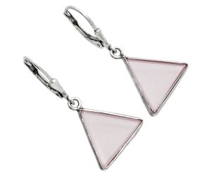 Rose Quartz Earrings EXE02941 E-1254, 13x13 mm