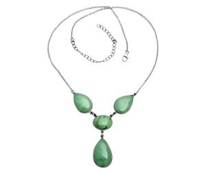 Utah Variscite Necklace EXN01038 N-1013, 15x23 mm