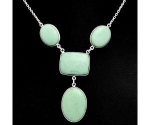 Utah Variscite Necklace EXN01041 N-1013, 18x24 mm