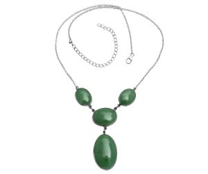 Green Aventurine Necklace EXN01051 N-1013, 19x28 mm