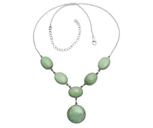 Utah Variscite Necklace EXN01073 N-1013, 20x20 mm