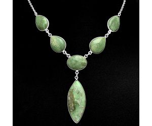 Utah Variscite Necklace EXN01077 N-1013, 15x35 mm