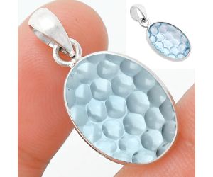 Sky Blue Topaz Pendant EXP01096 P-1001, 13x18 mm