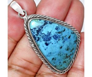 Shattuckite Pendant EXP01128 P-1074, 20x32 mm