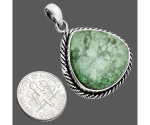 Utah Variscite Pendant EXP01159 P-1074, 22x23 mm