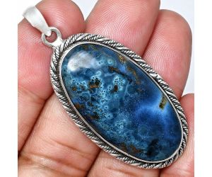 Shattuckite Pendant EXP01162 P-1074, 18x36 mm