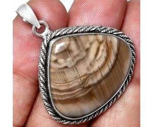 Flint Stone Pendant EXP01165 P-1074, 23x27 mm