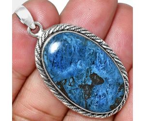 Shattuckite Pendant EXP01169 P-1074, 18x30 mm