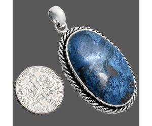 Shattuckite Pendant EXP01169 P-1074, 18x30 mm