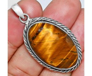 Tiger Eye Pendant EXP01178 P-1074, 17x27 mm