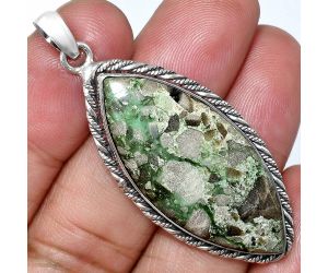 Utah Variscite Pendant EXP01182 P-1074, 17x28 mm