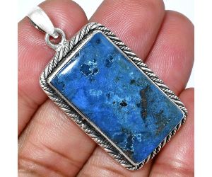 Shattuckite Pendant EXP01184 P-1074, 16x28 mm