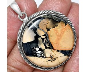 Maligano Jasper Pendant EXP01188 P-1074, 28x28 mm