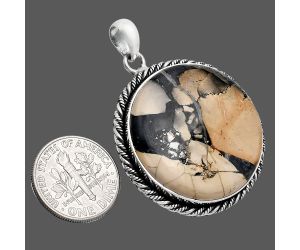 Maligano Jasper Pendant EXP01188 P-1074, 28x28 mm