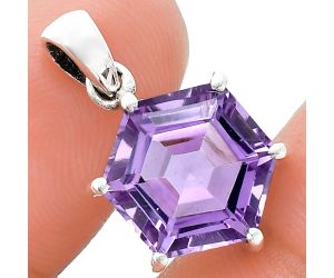 Amethyst Pendant EXP01191 P-1739, 12x12 mm