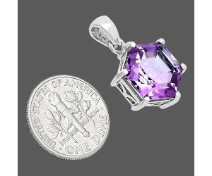 Amethyst Pendant EXP01191 P-1739, 12x12 mm