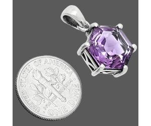 Amethyst Pendant EXP01192 P-1739, 12x12 mm