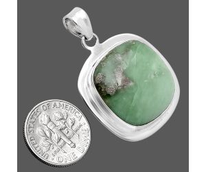 Utah Variscite Pendant EXP01207 P-1076, 21x21 mm