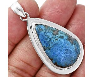 Shattuckite Pendant EXP01209 P-1076, 17x28 mm