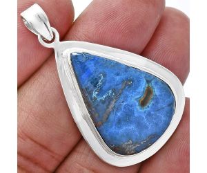 Shattuckite Pendant EXP01213 P-1076, 20x28 mm