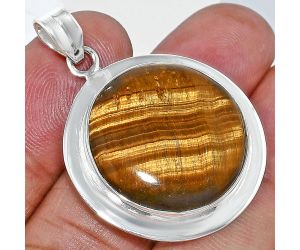 Tiger Eye Pendant EXP01223 P-1076, 22x22 mm