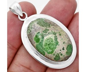 Utah Variscite Pendant EXP01238 P-1076, 17x26 mm