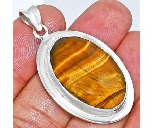 Tiger Eye Pendant EXP01241 P-1076, 19x27 mm