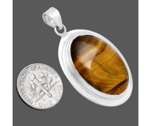 Tiger Eye Pendant EXP01241 P-1076, 19x27 mm