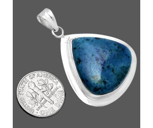 Shattuckite Pendant EXP01247 P-1076, 23x23 mm