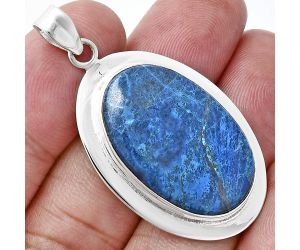 Shattuckite Pendant EXP01259 P-1076, 17x27 mm