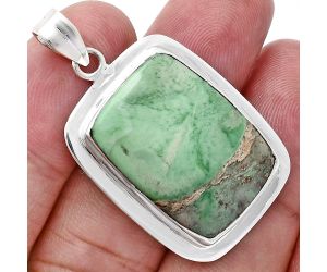 Utah Variscite Pendant EXP01263 P-1076, 18x25 mm