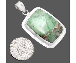 Utah Variscite Pendant EXP01263 P-1076, 18x25 mm