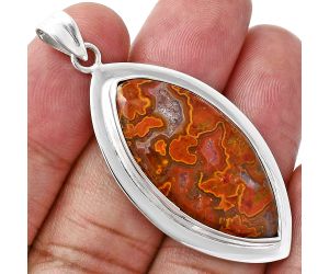 Rare Cady Mountain Agate Pendant EXP01272 P-1076, 16x34 mm