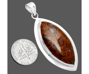 Rare Cady Mountain Agate Pendant EXP01272 P-1076, 16x34 mm